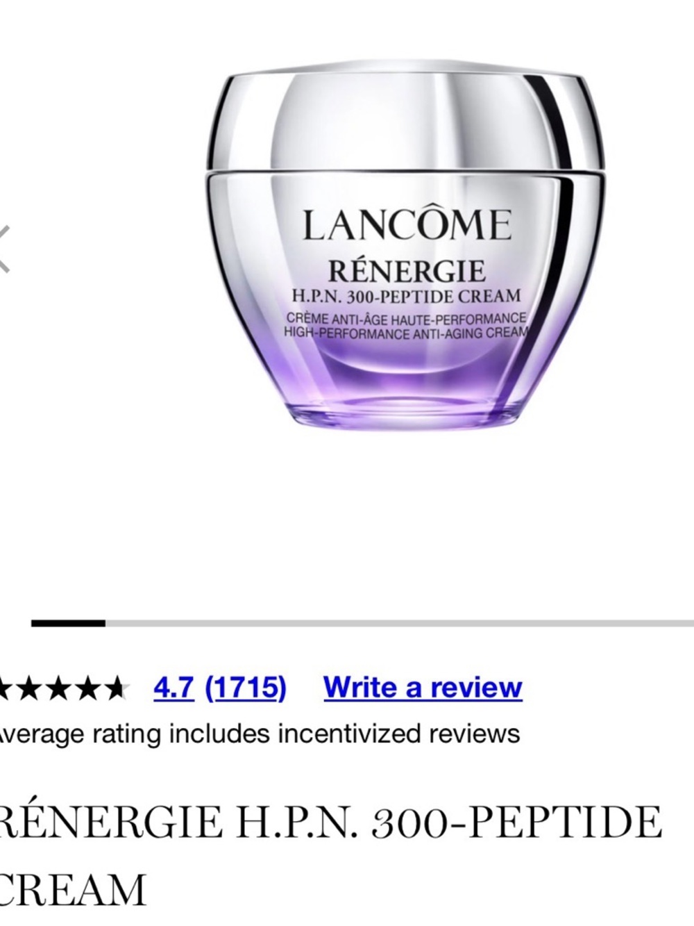 Lancôme Skincare Set – White, Blue, Black, Purple, Silver Accents - Picture 3 of 8